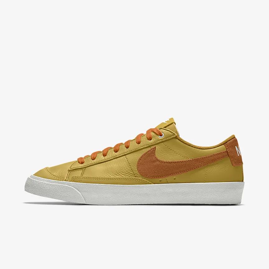 Giày Nike Blazer Low '77 By You Nam Vàng